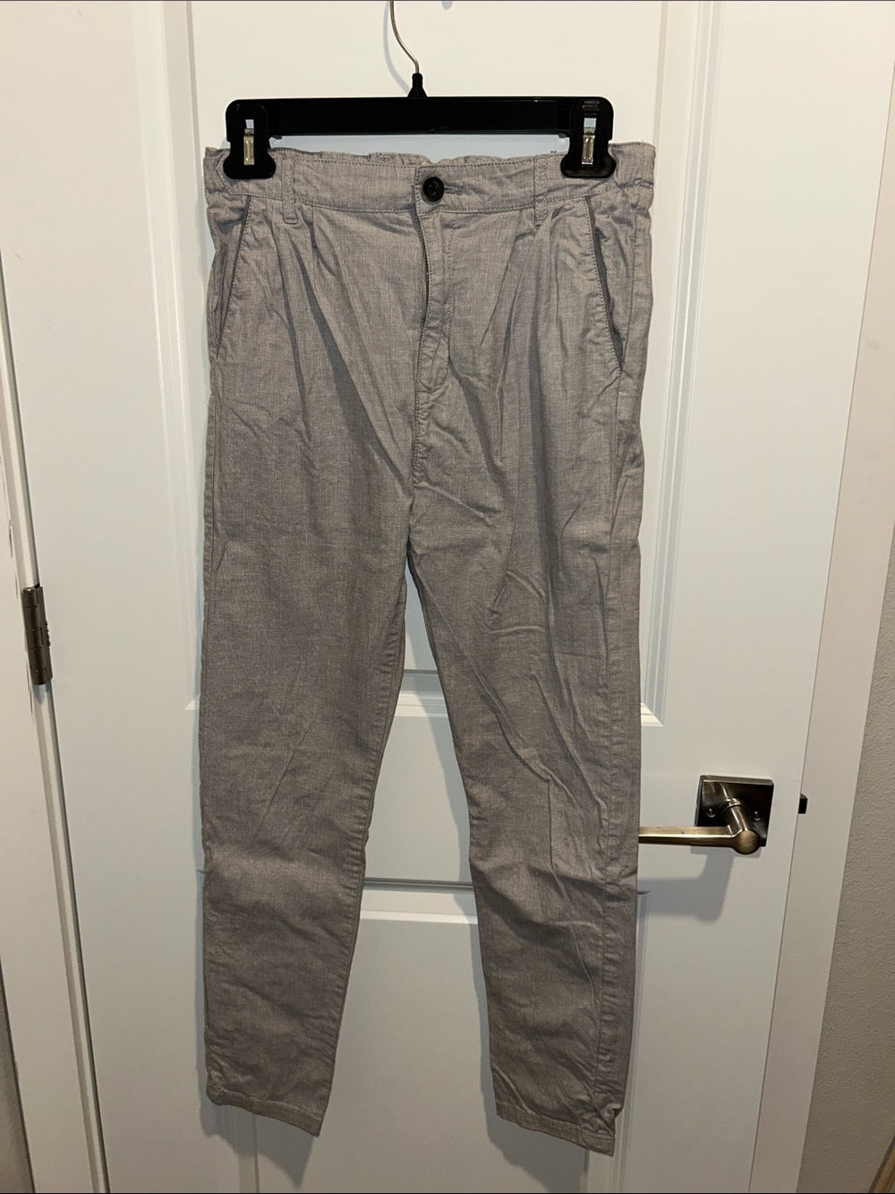 Zara Light Gray Kids Casual Chinos